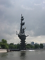 109 Moscow river cruise, Peter the Great Statue